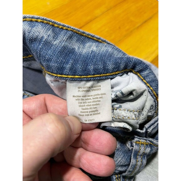 Decree Jeans Women's 3 Super Skinny Blue Low Rise Stretch Denim Festival Casual - Picture 5 of 9